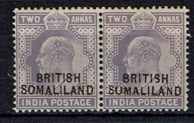 Image of Somaliland Protectorate SG 27/27c LMM British Commonwealth Stamp